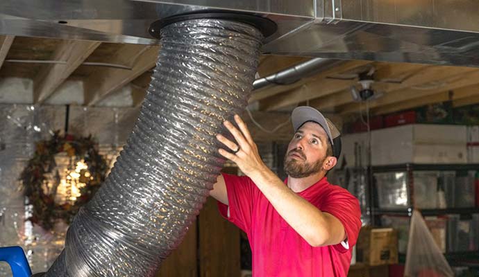 Commercial air duct cleaning service