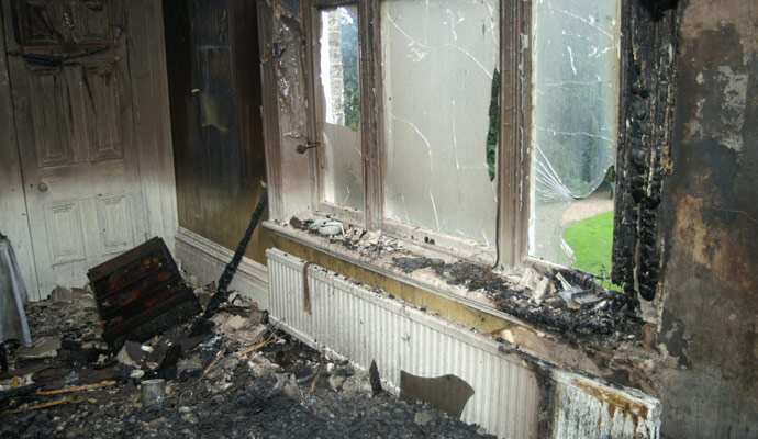 Fire Damaged Floor Restoration Services in Cincinnati & Dayton